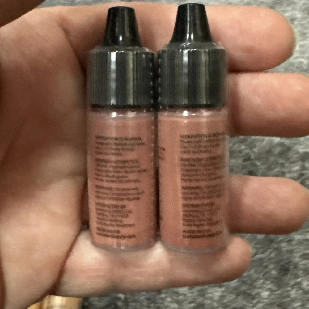 Lot of 2 LUMINESS Soft Rose Airbrush Blush 0.25 oz 7.5 mL Each Sealed New